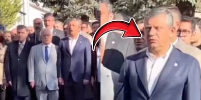 İstiklal Marşı sırasındaki çığlığa Özgür Özel'in tepkisi