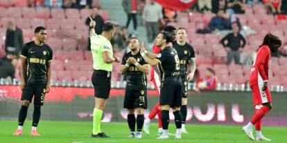Samsunspor-Amedspor maçında alkış krizi