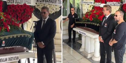 Engin Altan Düzyatan babasını son yolculuğuna uğurladı