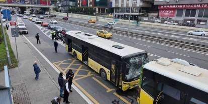 Üsküdar’da iki İETT otobüsü çarpıştı: 4 yolcu yaralandı