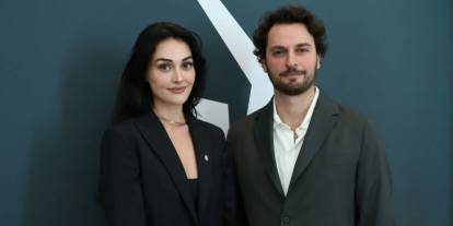 Esra Bilgiç ve Birkan Sokullu, Katar'da Ajyal Film Festivali'nde